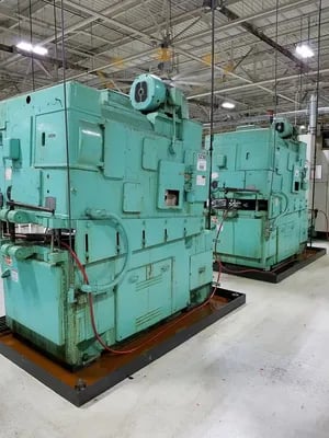 Fellows #36-6, gear shaper, 40" diameter, 6" face, 4" spindle, adj tapered riser, excellent - Image 6