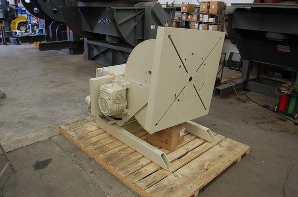 10000 lb. Pandjiris #100-12-AB, 54" square table, 12" overhung, new - Image 1