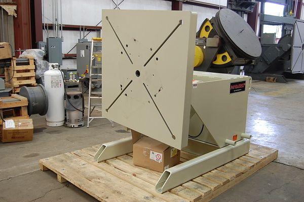 10000 lb. Pandjiris #100-12-AB, 54" square table, 12" overhung, new - Image 2