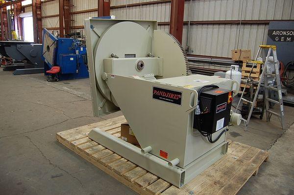 10000 lb. Pandjiris #100-12-AB, 54" square table, 12" overhung, new - Image 3