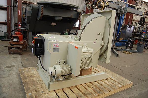 10000 lb. Pandjiris #100-12-AB, 54" square table, 12" overhung, new - Image 4