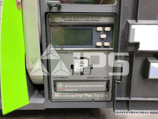800 Amps GE Ssd Power Break Ii Mo/do (ssd08) Mvt Plus Lsi, 800 Amps Ct, 600 Amps Rp - Image 4