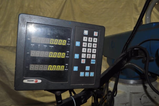 Summit #EVS-550, 11" x52" table, 5 HP, 32" X, 16" Y, 22" Z, 80-3650 RPM, Fagor 3-Axis digital read out - Image 5