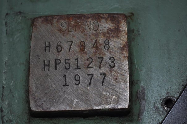 75 Ton, Bliss #C75, 4" stroke, 15" Shut Height, 3.5" adj., 35-70 SPM, 36" x24"bed, air clutch & brake, 1974 - Image 10