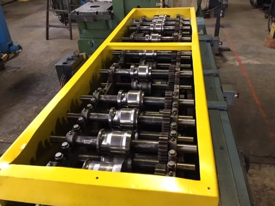 14 Stand, Lockformer #MP 300 Series, rollformer line, 12" roll space, 1.5" shaft, 4" vertical centers, 1999 - Image 5