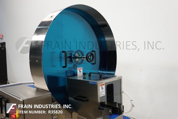 McBrady #60, rotary, inverted, air cleaner, rated from 20-100 containers per minute, mounted on multi-leg - Image 2