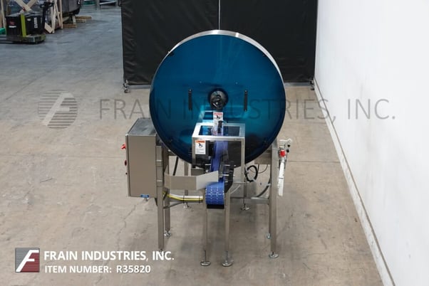 McBrady #60, rotary, inverted, air cleaner, rated from 20-100 containers per minute, mounted on multi-leg - Image 3