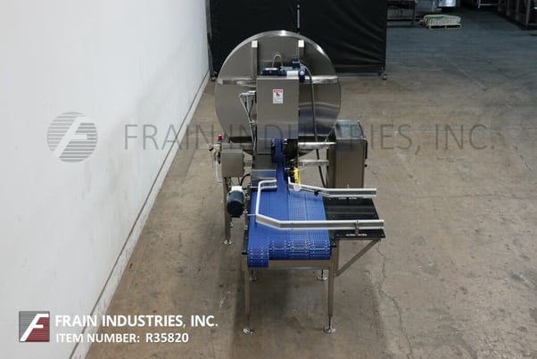 McBrady #60, rotary, inverted, air cleaner, rated from 20-100 containers per minute, mounted on multi-leg - Image 4