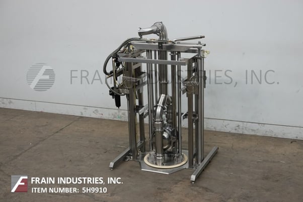 Murzan #PI-50, Sanitary, Stainless Steel, 55 gallon drum unloader with DUS7IM4X4 Stainless Steel double - Image 5