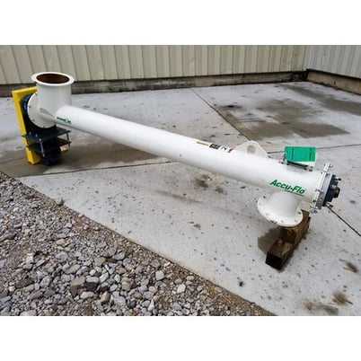 6" diameter x 6.1' long, Dynamic Air #495, Carbon Steel screw feeder, 230/460 V., 3-phase, #16717 - Image 1