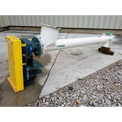 6" diameter x 6.1' long, Dynamic Air #495, Carbon Steel screw feeder, 230/460 V., 3-phase, #16717 - Image 2