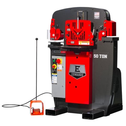 4" x 4" x 3/8" Edwards #50-TON, 50 ton, 5 HP, 1725 RPM, NEW - Image 2