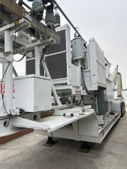 40 MVA 132000/66000 Primary, 12600Y/7275/7620 Secondary, Delta Star Star mobile transformer - Image 3