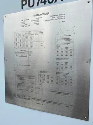 40 MVA 132000/66000 Primary, 12600Y/7275/7620 Secondary, Delta Star Star mobile transformer - Image 4