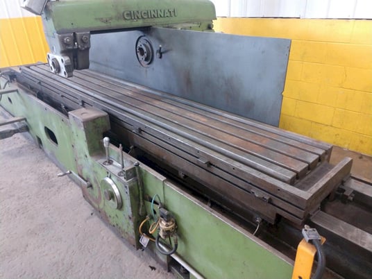 Cincinnati #400-188 Hypowermatic, horizontal simplex production mill, 18" x128" table - Image 9