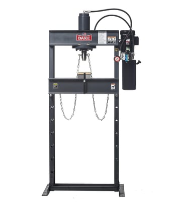 25 Ton, Dake #25H, H-frame Press, hand-operated, 35.5" between uprights, 5" RAM travel, NEW - Image 2