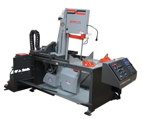 18" x 20.75" Hemsaw #VT100HLM-60-CTS, Vertical Hydraulic Manual Bandsaw, 1-1/4" 15' 6" x .042", NEW - Image 1