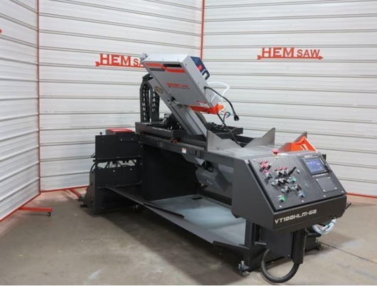 18" x 20.75" Hemsaw #VT100HLM-60-CTS, Vertical Hydraulic Manual Bandsaw, 1-1/4" 15' 6" x .042", NEW - Image 3