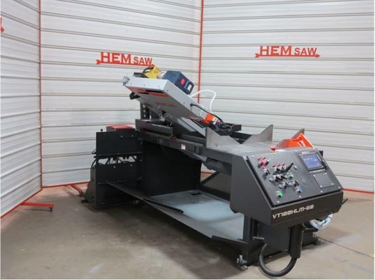 18" x 20.75" Hemsaw #VT100HLM-60-CTS, Vertical Hydraulic Manual Bandsaw, 1-1/4" 15' 6" x .042", NEW - Image 4