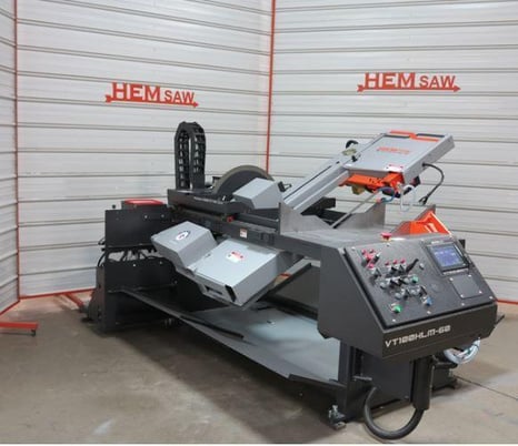 18" x 20.75" Hemsaw #VT100HLM-60-CTS, Vertical Hydraulic Manual Bandsaw, 1-1/4" 15' 6" x .042", NEW - Image 6