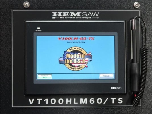 18" x 20.75" Hemsaw #VT100HLM-60-CTS, Vertical Hydraulic Manual Bandsaw, 1-1/4" 15' 6" x .042", NEW - Image 9