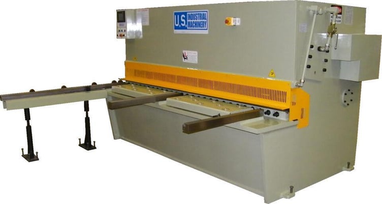 1/4" x 10' U.S. Industrial #US1025, Hydraulic Shear, 126" sheet size, 14 load strokes, NEW - Image 1