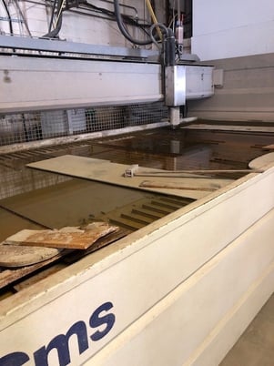 CMS Tecnocut #Idroline-S2040, 5-Axis CNC waterjet, like new, 2019 - Image 4