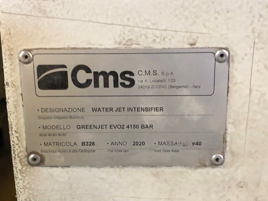 CMS Tecnocut #Idroline-S2040, 5-Axis CNC waterjet, like new, 2019 - Image 10