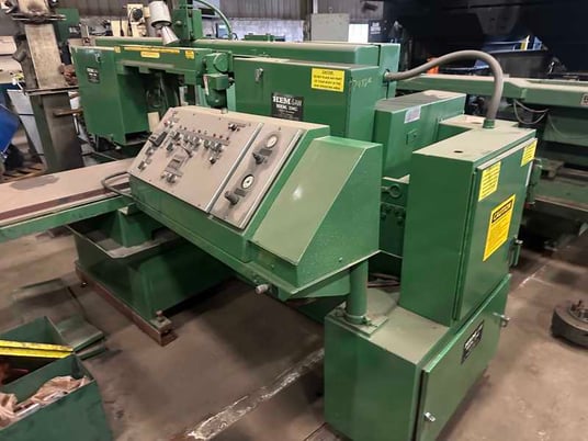 20" x 20" Hem #H140A, horizontal band saw, 18' 6" x 1-1/2" blade, coolant, 10 HP, #74784 - Image 2