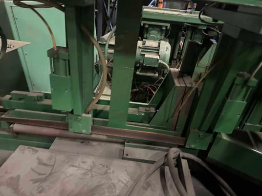 20" x 20" Hem #H140A, horizontal band saw, 18' 6" x 1-1/2" blade, coolant, 10 HP, #74784 - Image 4