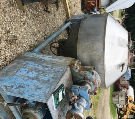 Komline Sanderson, double cone vacuum dryer, 15 psi/fv, 5 HP, 1745 RPM, explosion proof, variable speed, 250 - Image 2