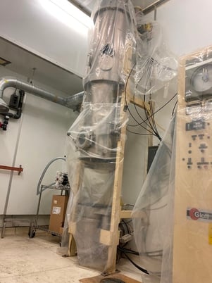 Glatt #GPCG5, fluid bed dryer, wurster, 2 bar, 5.5 KW, 3600 RPM, 1983 - Image 1