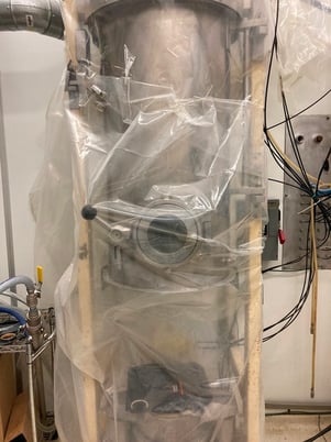 Glatt #GPCG5, fluid bed dryer, wurster, 2 bar, 5.5 KW, 3600 RPM, 1983 - Image 2