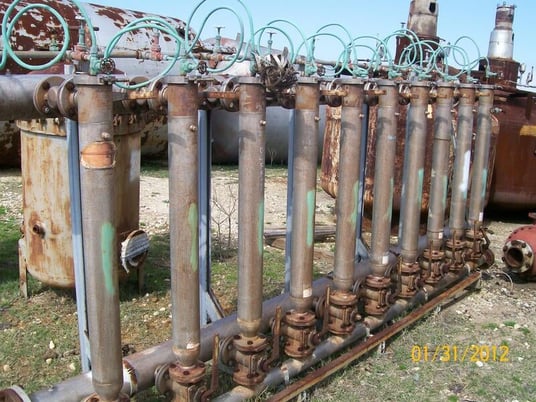 Durco, cartridge filters, Stainless Steel, 4" diameter, 3" inlet, 6" outlet, 100 PSI - Image 1