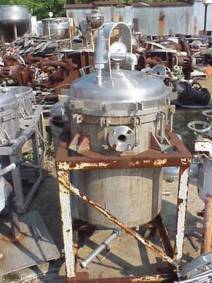 Offenhauser, pressure leaf filter, 20" diameter x 26" deep, Stainless Steel - Image 1