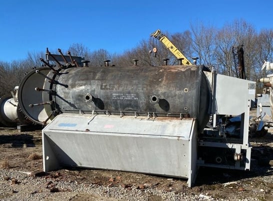 800 sq.ft. U.S. Filter #AUTOJET, 316 Stainless Steel, 150/FV @ 400&deg;F, 190" OAL, 3" in, 6" out - Image 1