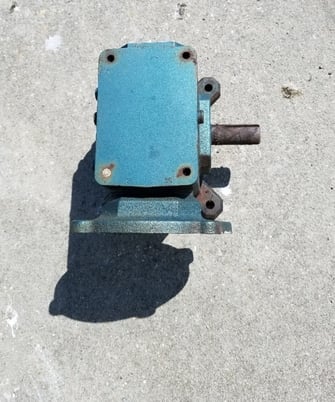 3.77 HP @ 1750 RPM, Grove Gear #TMQ218-#, right angle gear reducer, 50.00 :1 ratio - Image 3