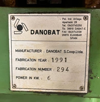 10" x 20" Danobat #M51 hi-precision cylindrical grinder,live/dead center workhead,swivelling headstock,long - Image 4