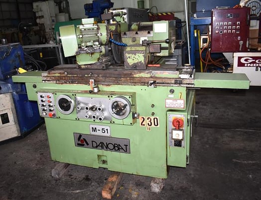 10" x 20" Danobat #M51 hi-precision cylindrical grinder,live/dead center workhead,swivelling headstock,long - Image 5