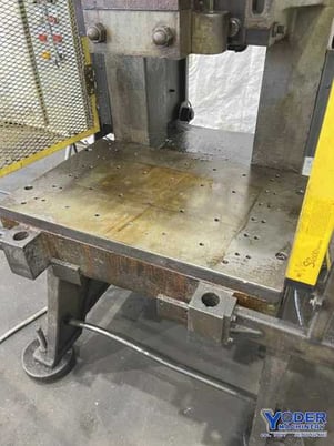 60 Ton, Johnson #60-BG-AC, OBI press, 4" stroke, 12-1/4" Shut Height, air clutch & brake, #74306 - Image 6