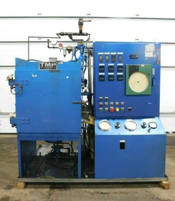 75 Ton, TMP vacuum press, 2 opening, 7" stroke, 18" x24" platen, 1.5 HP, 3000 psi, 208 V. - Image 1