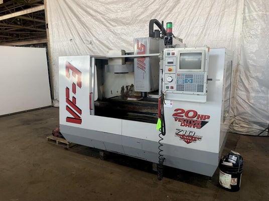 Haas #VF-3, CNC vertical machining center, 21 automatic tool changer, 40" X, 20" Y, 25" Z, 8000 RPM,CT40,Haas - Image 2