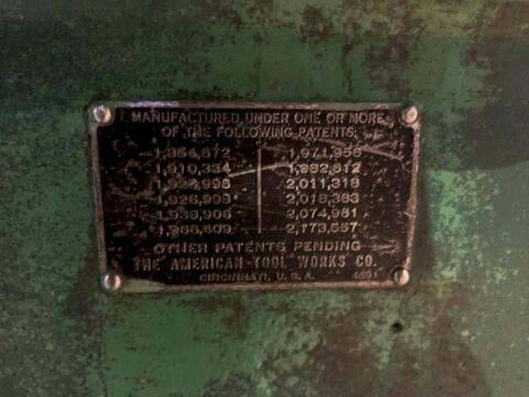 48" x 72" American Pacemaker, engine lathe, L2 spindle, 2.25" hole, 15 HP, #16192 - Image 10