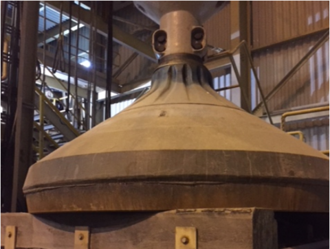 84" Symons, Heavy Duty Standard Cone Crusher, Induction motor, Hydraulic bowl clamping, Water sealed machine - Image 3