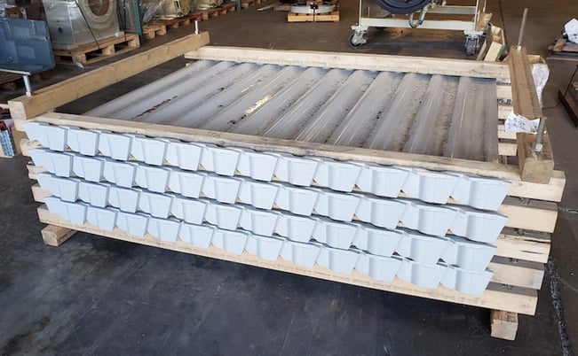 Apron feeder pans package,made to order, Fabricated steel pans, New - Image 2