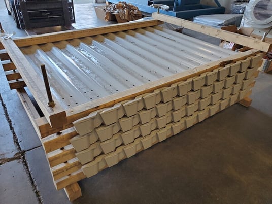 Apron feeder pans package,made to order, Fabricated steel pans, New - Image 4