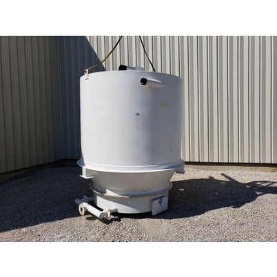 175 cu.ft., Kise, air pad bin, bottom receiving hopper, fluidizing ...