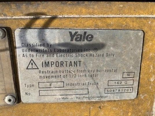 Yale #MSW040LCN24TV083, Walkie Stacker, 1999, 3800 lb., Sideshift + 42" forks, Used - Image 10