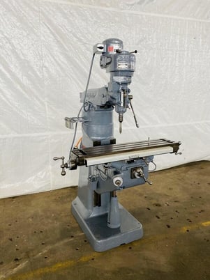 Bridgeport #Series-I, vertical mill, 42" x 9" tbl, 1 HP, 80-2720 RPM, R-8 spindle taper - Image 2