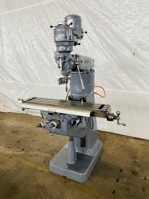 Bridgeport #Series-I, vertical mill, 42" x 9" tbl, 1 HP, 80-2720 RPM, R-8 spindle taper - Image 3